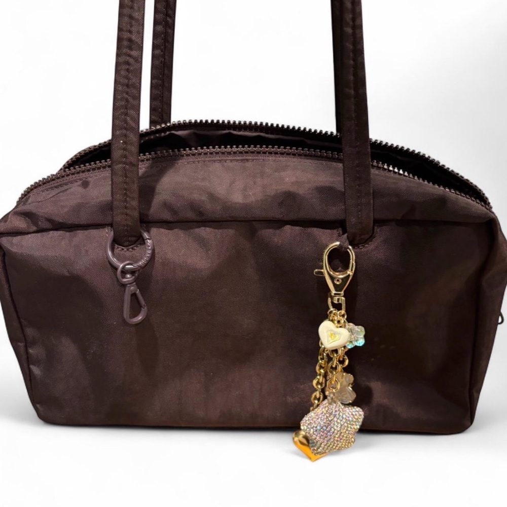 Baggu Medium Bowler Bag in Chocolate Plum